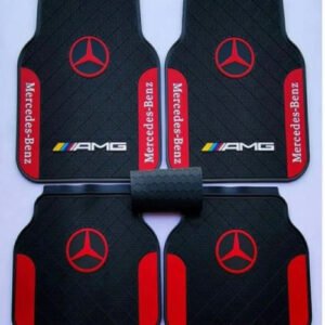 Branded Rubber Foot Mat for Mercedes-Benz - Premium Fit for Five-Seater Models